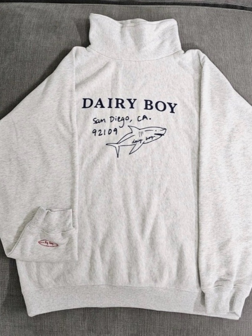 ISO: Dairy Boy San Diego Study Break Rollneck